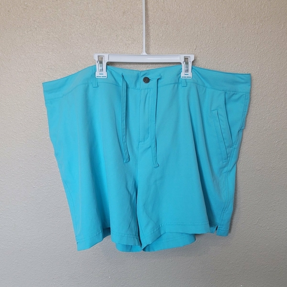Magellan Woman Shorts Sz 2X Blue light Chino Tencel Gold Performance - Picture 5 of 7